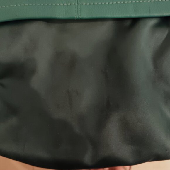 GORGEOUS COACH PARK Small Hobo Crossbody Bag Green Leather Retro Vintage - Picture 6 of 8